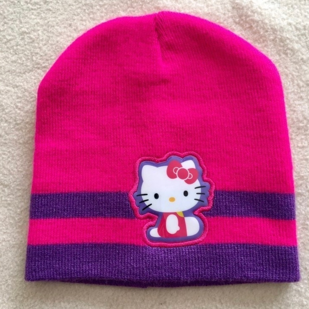 Hello Kitty Beanie hat by Sarnio girl one size